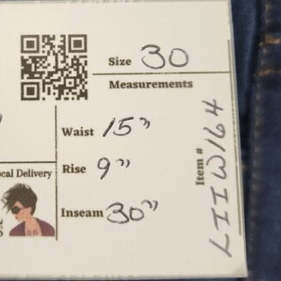 !it Dark Denim Mid Rise Ultra Skinny Jeans Size 30 - Picture 10 of 10